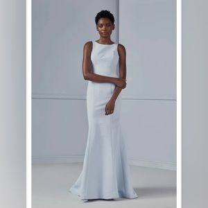 Amsale Eugenia Bridesmaids Dress in Champagne